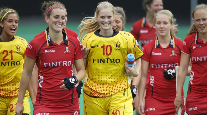 ANTWERP - Hockey World League Semi Final Women
04 BEL v IND (Pool B)
foto: SIMONS Megane (GK) and van LINDT Lieselotte (C).
FFU PRESS AGENCY COPYRIGHT FRANK UIJLENBROEK.